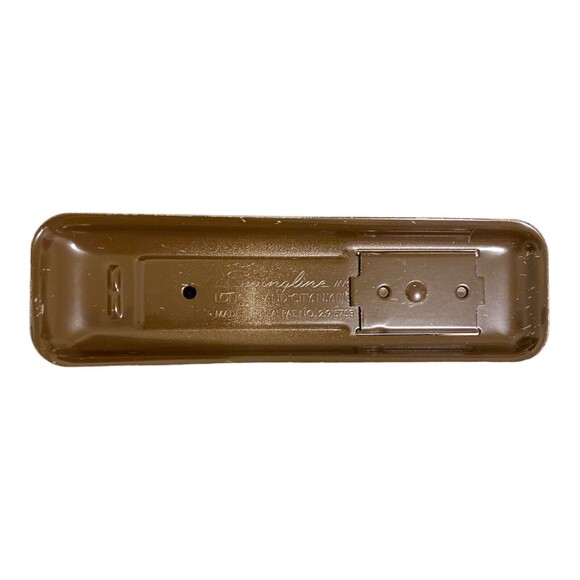 VINTAGE SWINGLINE Stapler For PARTS or REPAIR Fix Only Tan Brown - Picture 2 of 5